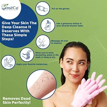 Exfoliating Gloves for Spa Quality Skin Care