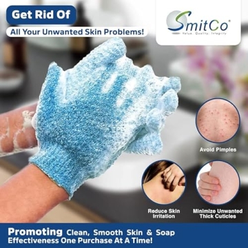Exfoliating Gloves for Spa Quality Skin Care
