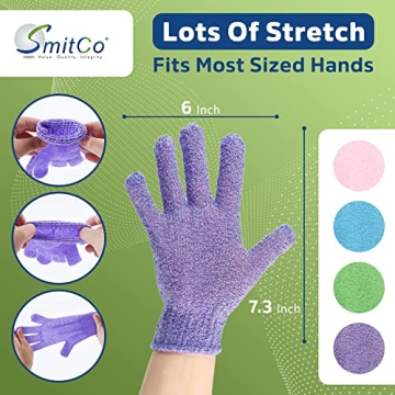 Exfoliating Gloves for Spa Quality Skin Care