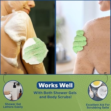 Exfoliating Gloves for Spa Quality Skin Care