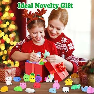 80PCS Mochi Squishy Toys for Fun & Stress Relief