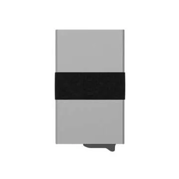 CODE 118 Wallet - Premium Automatic Smart Wallet - RFID Blocking, 6061-T6 Aerospace-Grade Aluminum, Genuine 3K Carbon Fiber, Easy-Access Trigger Mechanism (Slate Grey)