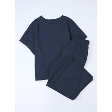 SHEWIN Women Cozy 2 Piece Sweat Set for Loungewear