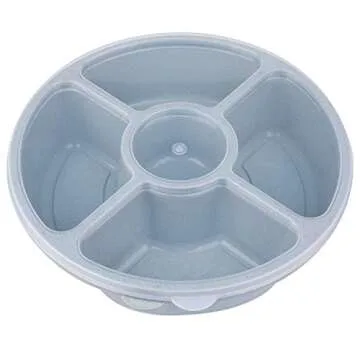 Yesland 4 Pack Serving Trays - Elegant & Versatile Food Storage