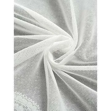 Avanova Women's Scoop Neck Sheer Mesh Lace Top