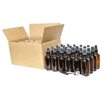 Stylish and Versatile Amber Glass Pump Bottles for Everyday Use