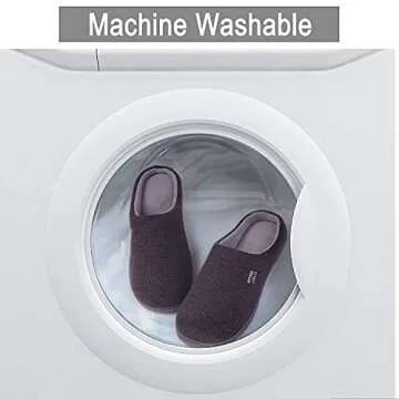 RockDove Women's Eggplant Memory Foam Slippers