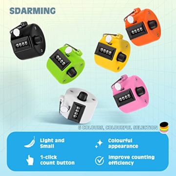 SDARMING Colour Tally Counters for Fun Accurate Counting