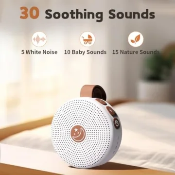 Mini Portable Sound Machine with 30 Soothing Sounds