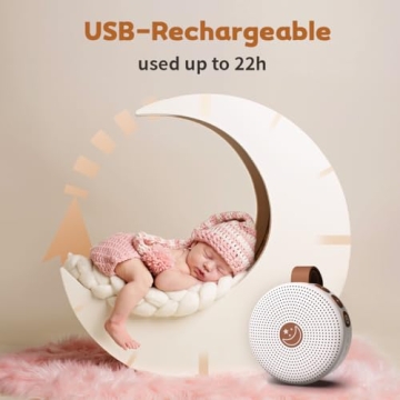 Mini Portable Sound Machine with 30 Soothing Sounds