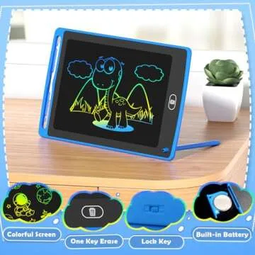 Creative 4 Pack LCD Writing Tablet for Kids Ages 3-12