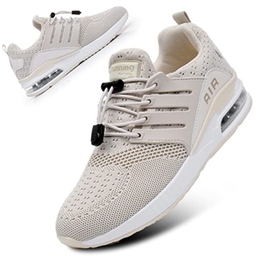 BOGOVER Womens Lightweight Air Running Shoes, Breathable Gym Jogging Running Tennis Sneakers with Ai...