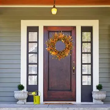 WreathDream 20" Fall Wreath for Front Door Decorations
