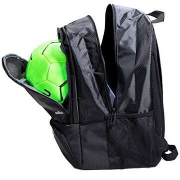 Athletico Youth Soccer Bag for Sports - Multi use Backpack