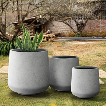 Stylish Kante Concrete Planters for Indoor Outdoor Use