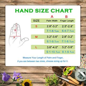 HLDD HANDLANDY Rose Pruning Gloves, Long Thorn Proof Gardening Gloves, Pigskin Leather Gauntlet with Padded Palm for Men & Women, Garden Gifts for Gardener (Large, Beige)