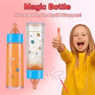 Pretendor Magic Disappearing Milk and Juice Bottle Set