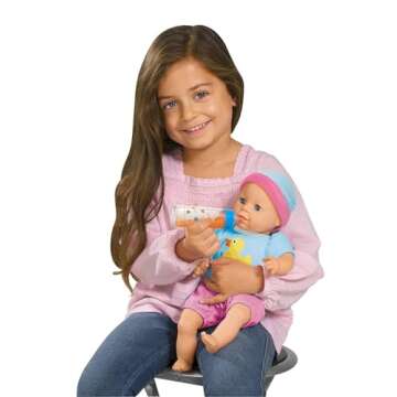 Pretendor Magic Disappearing Milk and Juice Bottle with Pacifier,6 Pieces Pretend Play Feeding Toy Set with Package, Baby Doll Accessories for Girl