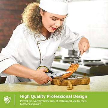 iBayam Kitchen Scissors 2-Pack Heavy Duty Dishwasher Safe