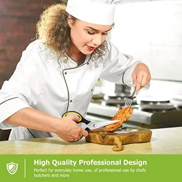 iBayam Kitchen Scissors 2-Pack Heavy Duty Dishwasher Safe