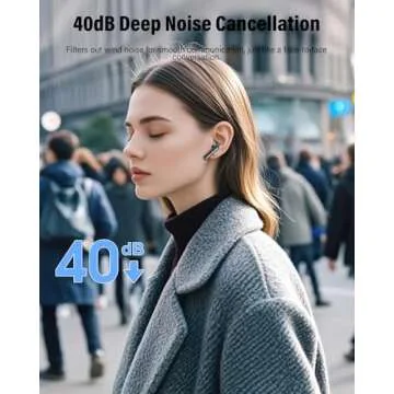 Bluetooth 5.4 Wireless Earbuds with Noise Cancelling Mic