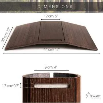 Sofa arm Tray Table Couch Bedside Wood Coaster Coffee Cup Foldable armrest Caddy end Protector Folding Living Room Furniture mat tv Chair Tables Trays with Phone Holder