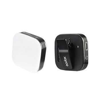 GODOX LED Video Light Mobilephone Lighting for Camera Rechargable Battery Selfie LED Camera Light 32 LED for iPhone iPad Sumsung Galaxy Photography Phones