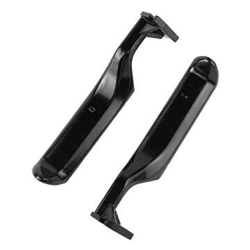 Metal Interior Inside Door Handle for Ford F150 F250 F350 Bronco F53 F59 F800 1987 1988 1989 1990 1991 1992 1993 1994 1995 1996 Front Rear Left Driver & Right Passenger Door Handles OE # 77177 77178