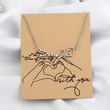 OKEYCH Speak Now Music Necklace with Message Card Swift Gift for Fans Music lover Gift (Speak Now ne)