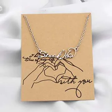 OKEYCH Speak Now Music Necklace with Message Card Swift Gift for Fans Music lover Gift (Speak Now ne)