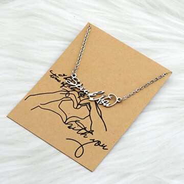 OKEYCH Speak Now Music Necklace with Message Card Swift Gift for Fans Music lover Gift (Speak Now ne)