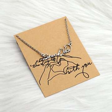 OKEYCH Speak Now Music Necklace with Message Card Swift Gift for Fans Music lover Gift (Speak Now ne)