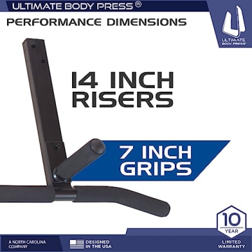 Ultimate Body Press Joist Mount Pull Up Bar for Home