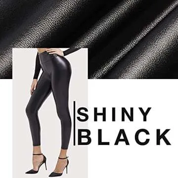 Comfortable BOOTY GAL Faux Leather Leggings for Women