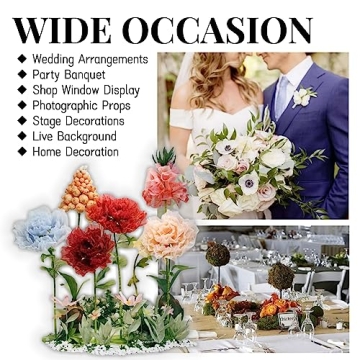 LG LOUIS GARDEN 6.56 Ft Electric Auto-Open Flower Decor