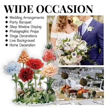 LG LOUIS GARDEN 6.56 Ft Electric Auto-Open Flower Decor