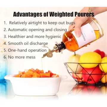 Pafusen 2 Pack Auto Flip Olive Oil Dispenser Spouts