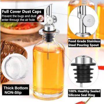 Pafusen 2 Pack Auto Flip Olive Oil Dispenser Spouts