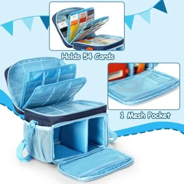 LoDrid Blue Travel Case for Yoto Player Bluetooth