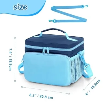 LoDrid Blue Travel Case for Yoto Player Bluetooth