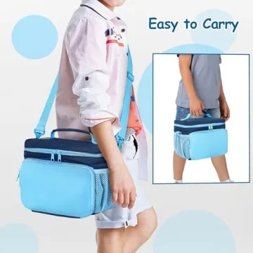 LoDrid Blue Travel Case for Yoto Player Bluetooth