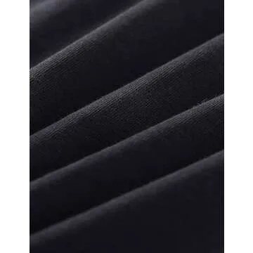 CRZ YOGA Pima Cotton Long Sleeve Workout Shirts for Women Loose Fit Athletic Yoga T-Shirts Casual Boat Neck Fall Tops Black Large