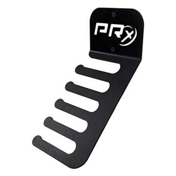 PRx Performance Resistance Band Storage Hanger - Space Saving Wall Mount for Home Gym Organization, ...