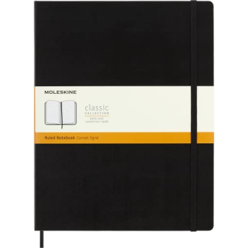 Moleskine Classic Notebook XXL Ruled Hard Cover Black 192 Pages