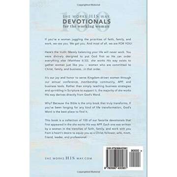 100 she works HIS way Devotionals for the Working Woman