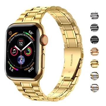 MioHHR Elegant Stainless Steel Watch Band for Apple Watch