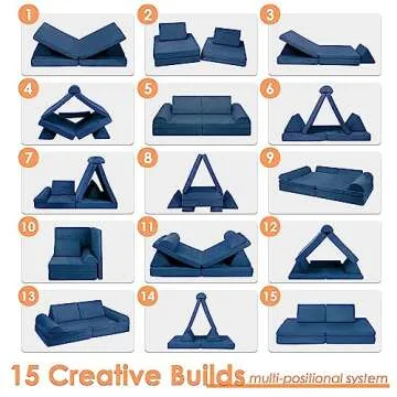 Betterhood Play Couch Sofa for Kids, Large and Modular