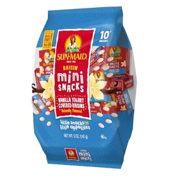 Sun-Maid Yogurt Coated Raisins - Vanilla Flavor, 10 Pack