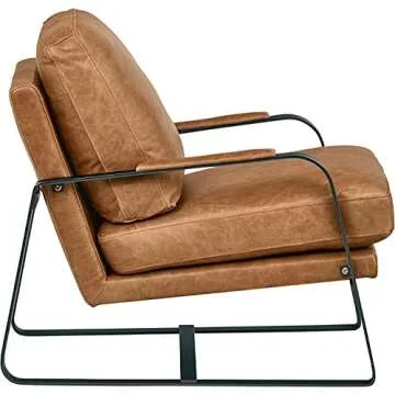 Stylish Rivet Summit Leather Accent Chair for All Rooms