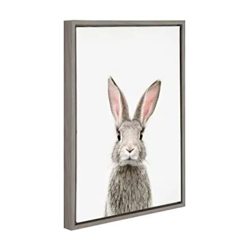 Charming Bunny Rabbit Canvas Wall Art by Amy Peterson